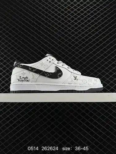 2 Nike SB Dunk Low LV Slam Dunk Series zapatos de skate deportivos informales de caña baja están hec