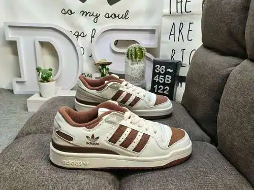 122DAdidas Forum 84 Zapatillas deportivas informales de moda, versátiles, de caña baja y caña baja. 