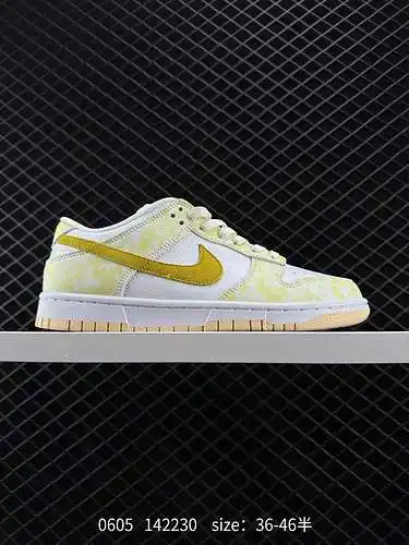 Zapatillas deportivas bajas Nike Dunk Low OG blancas y amarillas número de artículo: DM9467: desarro