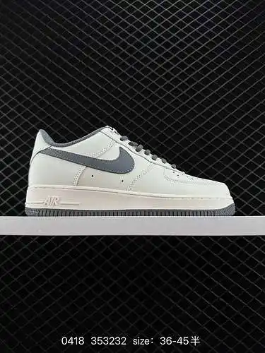 6 Nike Air Force Low Air Force 1 zapatillas deportivas informales, versátiles y de caña baja. La com