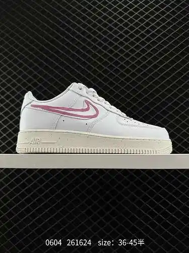 2 Nike Air Force Low Air Force 1 zapatillas deportivas informales, versátiles y de caña baja. La com