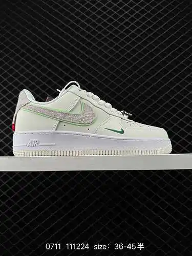 2 Nike Air Force Low Air Force 1 zapatillas deportivas informales, versátiles y de caña baja. La com