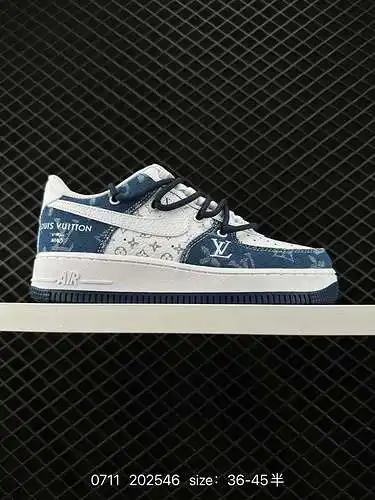 23 Nuevos estilos de verano A nivel de empresa Louis Vuitton de marca compartida Nike Air Force Low 