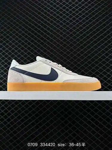 Zapatillas Nike, goma cruda blanquecina, zapatillas retro, J.Crew x Nike joint Killshot II Zapatilla