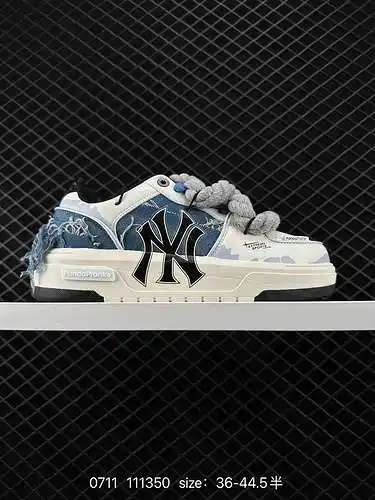 2 nivel de empresa! New York Yankees x MLB Chunky Liner Low Serie de zapatos para personas mayores, 