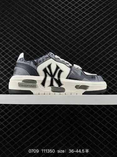 2 nivel de empresa! New York Yankees x MLB Chunky Liner Low Serie de zapatos para personas mayores, 