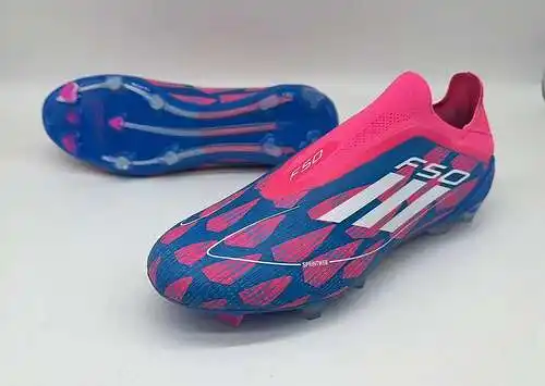 Llegada) ADIDAS Copa de Europa color a juego F50 + zapatos de fútbol ultraligeros FG picos Adidas F5