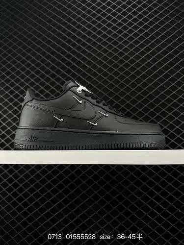 4 Nike Air Force Low Air Force 1 zapatillas deportivas informales, versátiles y de caña baja. La com