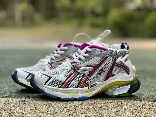 Zapatillas para correr Paris costura multicolor alenciaga/Balenciaga 21x RUNNER costura con cordones