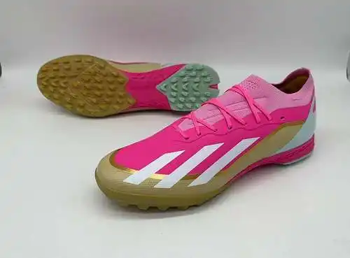 (Llegó 38-45) Zapatos de fútbol Adidas X series de punto impermeables TF con perno roto y suela MD A