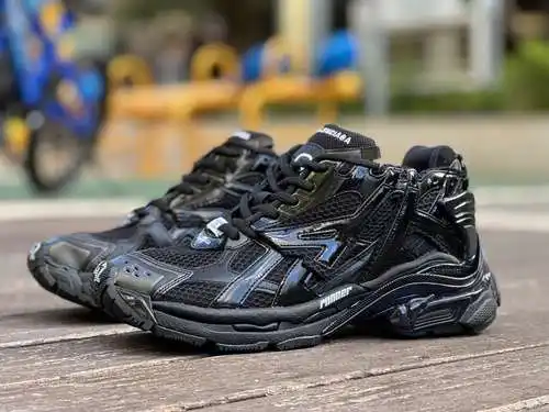 Aterrizó la nueva versión de las zapatillas Paris Black Soul⚡️Balenciaga/Balenciaga 21x RUNNER splic