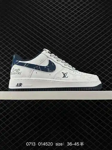 Nike Air Force Low Air Force 1 zapatillas deportivas informales, versátiles y de caña baja. La combi