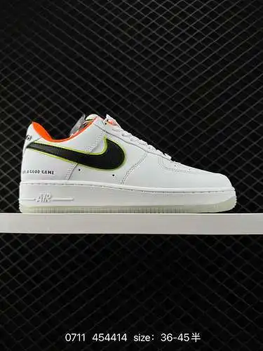 4 Nike Air Force Low Air Force 1 zapatillas deportivas informales, versátiles y de caña baja. La com