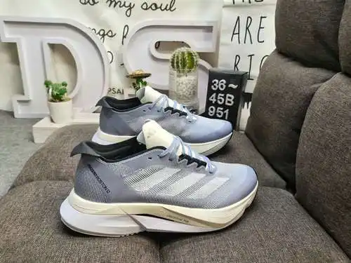951D Adidas ADIZERO BOSTON 12 Zapatos papá cómodos y modernos, antideslizantes, resistentes al desga