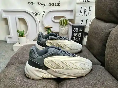 341D# Etiqueta genuina Adidas/Ozelia adiPENE water pipe 2.0 zapatos deportivos retro de cuero para p