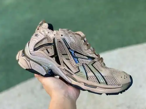 Balenciaga 7.0 marrón M puro original⚡️ Balenciaga Runner Grafhti zapatos deportivos casuales bajos 