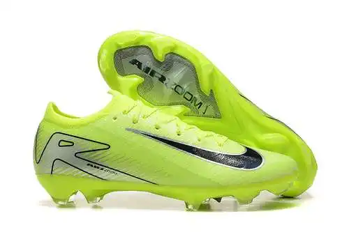 (Llegó) Zapatos de fútbol FG de punto impermeables y totalmente acolchados con aire incorporados Nik