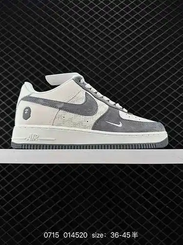 Nike Air Force Low Air Force 1 zapatillas deportivas informales, versátiles y de caña baja. La combi