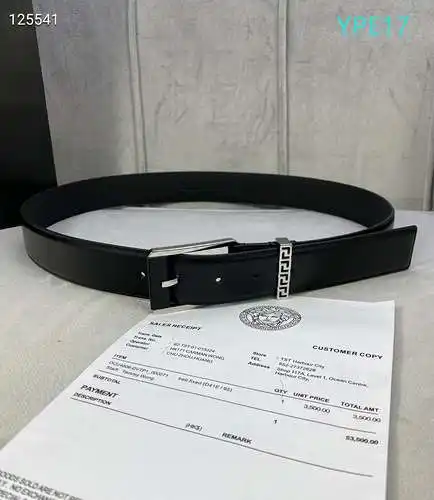Cinturón VERSACE al por mayor Cinturón Versace para niños al por mayor Material de cuero genuino ori