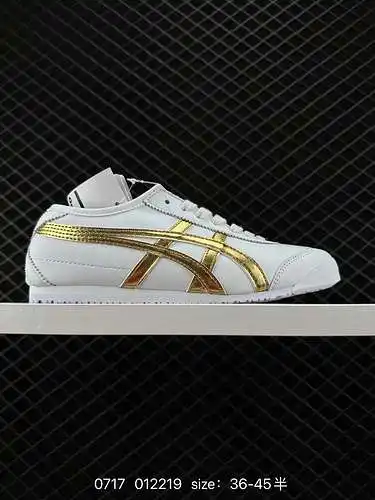 9 OnitsukaTiger/Onitsuka Tiger Mexico 66 Slip-ON ASICS lona baja modelo casual y versátil 83A499- Ta