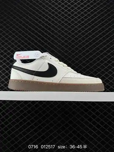 8 Nike Court Vision Low, calzado deportivo informal, transpirable, versátil y de caña baja, diseño c