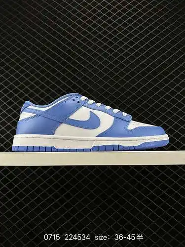 7 Nike Dunk Low "Polar Blue" Las zapatillas Nike SB low-top extremadamente azul blanco azu