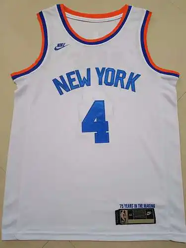 Knicks No. 4 Rosa 75 Aniversario Blanco