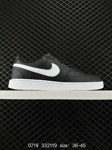 9 NIKE COURT VISION LONN Zapatillas deportivas informales, versátiles, transpirables y de corte bajo
