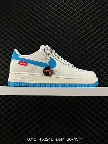23 ¡Venta limitada en el extranjero! NIke Air Force '7 Low de nivel corporativo "Supreme de mar