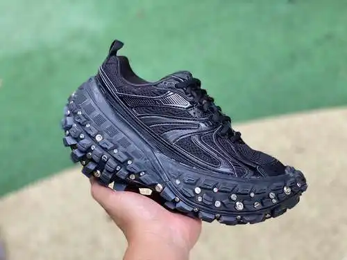 Zapatos con llantas Paris negro m puro original ⚡️Zapatos con llantas Balenciaga Defender zapatos re
