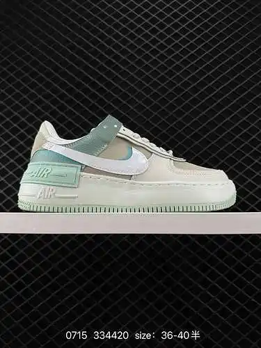 Nike Air Force Shadow Nuevo diseño femenino deconstruido Macaron Air Force One, zapatillas ligeras, 