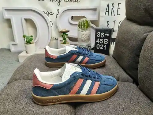 021D Zapatillas de deporte Adlidas originales Gazelle Indoor, auténticas, de tamaño medio, informale