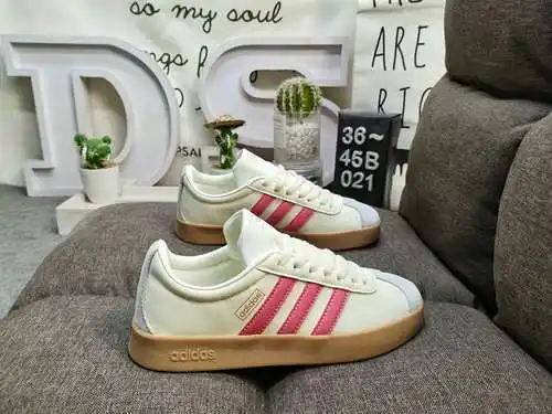021D Adidas VL Court 2.0 NEO series zapatillas casual transpirables, cómodas y ligeras