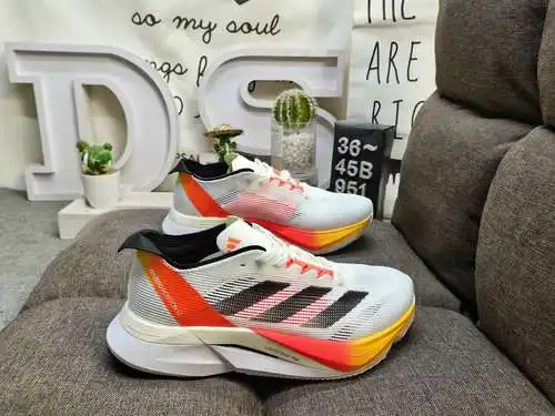 951D Adidas ADIZERO BOSTON 12 Zapatos papá cómodos y modernos, antideslizantes, resistentes al desga