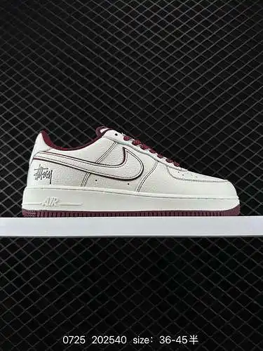 2 envíos de nuevos productos, ventas limitadas en el extranjero, Stussyx Nike Air Force Low a nivel 