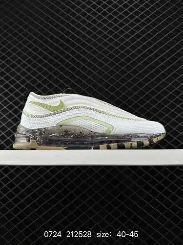 4 calzado deportivo informal Nike Air Max 97 con gancho pequeño, retro, de longitud completa, con co