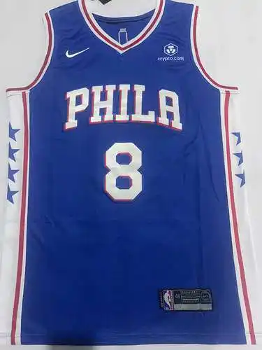 76ers No. 8 Melton Azul