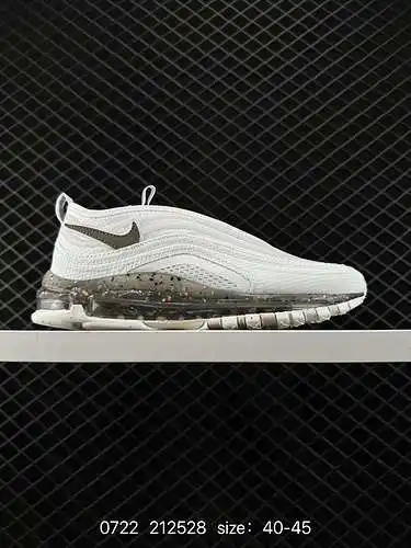 4 calzado deportivo informal Nike Air Max 97 con gancho pequeño, retro, de longitud completa, con co