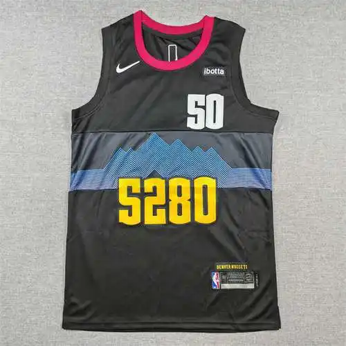 24.a temporada Nuggets No. 50 Edición Blue City Negro