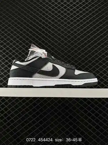 2 Serie NIKE DUNK LOW, zapatillas de skate deportivas informales de caña baja retro, que utilizan un
