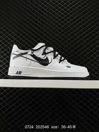 23 Nike Air Force '7 Air Force 1 AF zapatillas de baloncesto retro con correas deconstruidas y cordo