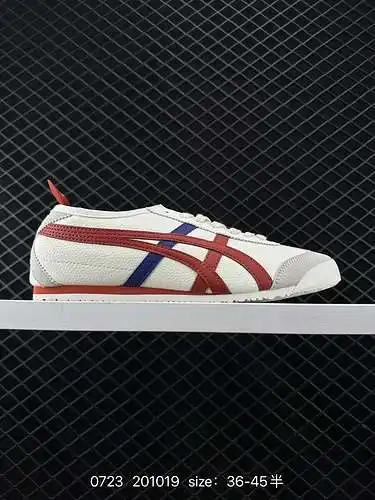 9 OnitsukaTiger/Onitsuka Tiger Mexico 66 Zapatillas bajas de cuero ASICS Slip-ON modelo casual y ver