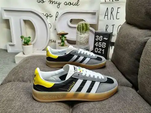 021D Zapatillas de deporte Adlidas originales Gazelle Indoor, auténticas, de tamaño medio, informale