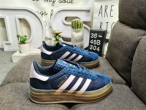 304DAdidas Originals Gazelle Bold W trébol suela gruesa de tres capas zapatillas deportivas informal