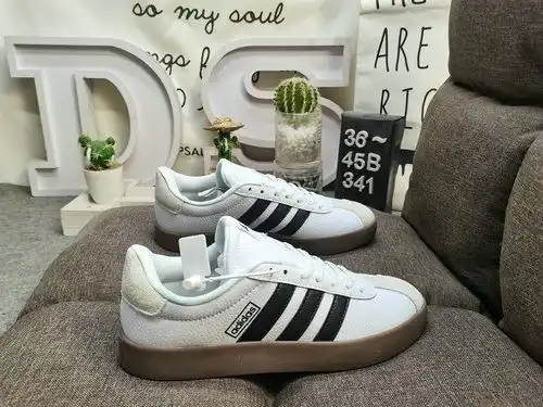 341D Adidas VL Court 2.0 NEO series zapatillas casual transpirables, cómodas y ligeras