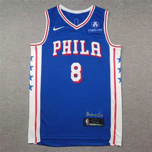 76ers 8 Melton Blue