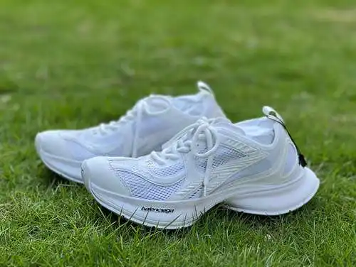 Balenciaga Circuit blanco puro y original balenciaga Circuit estampado malla redonda transpirable y 
