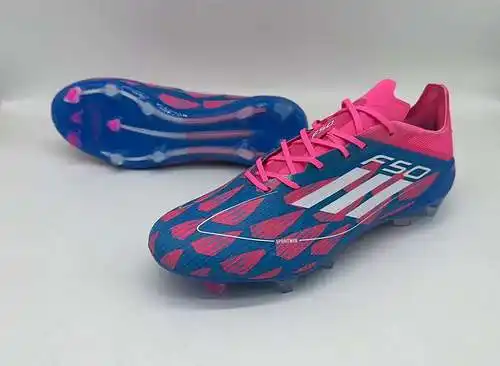 Llegada) Adidas Eurocopa con colores F50 + zapatillas de fútbol ultraligeras FG clavos Adidas F50 FG