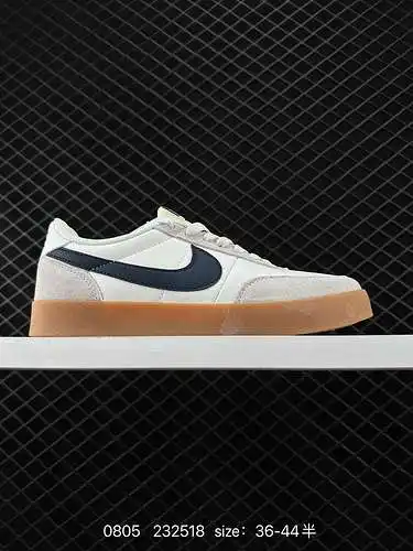 9 Nike / Nike con cuero de fibra suave y material superior de zapatos de cuero volcados ❗ Reinvenció
