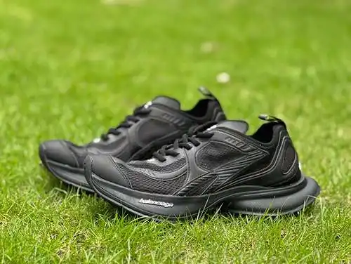 Balenciaga Circuit Black soul y original puro balenciagas Circuit estampado malla de cabeza redonda 